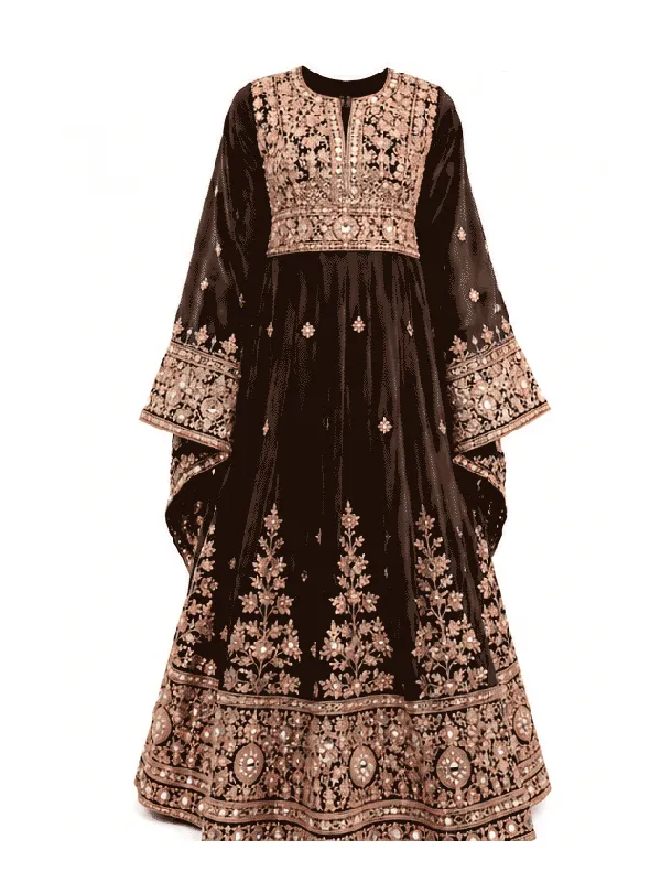 Home artisan hands sewing luxury afghan women fashion collection 2026 for FayezStore.2