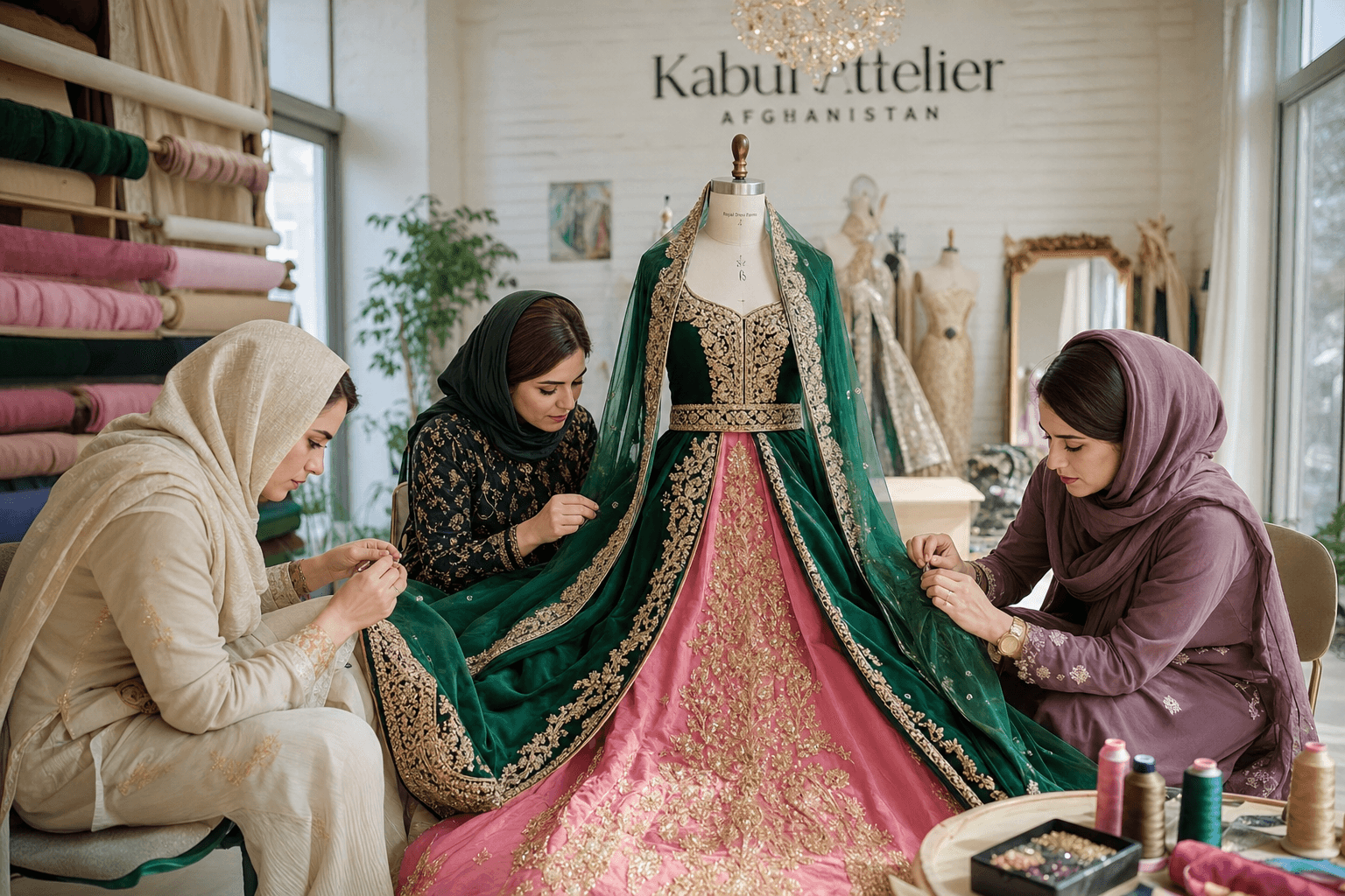 Afghan-gown