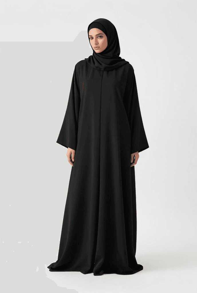 Home modern black hijab and abaya dress fayez store.jpg