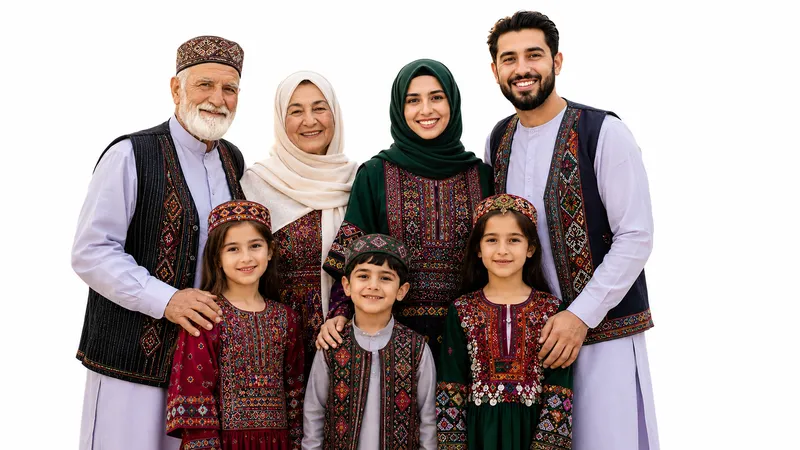 Afghan handmade dress for women