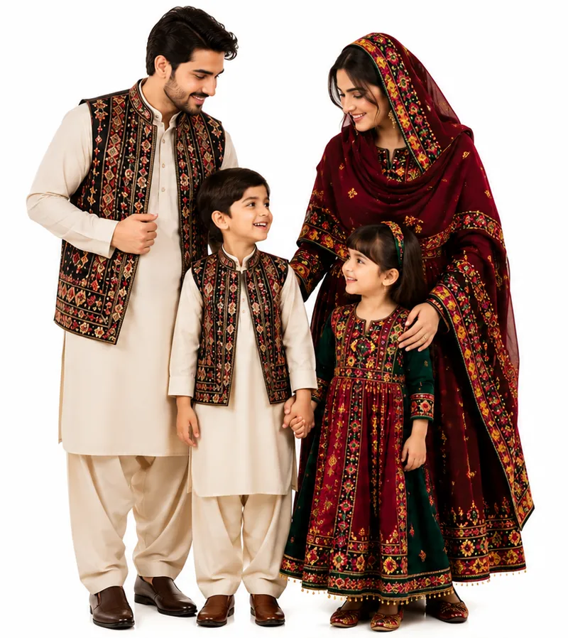 Kids Afghan Clothing